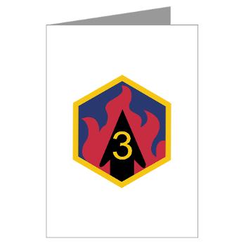 3CB - M01 - 02 - SSI - 3rd Chemical Bde - Greeting Cards (Pk of 10)
