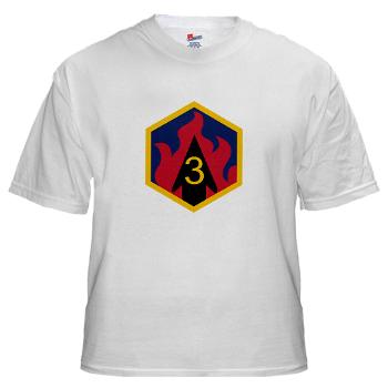 3CB - A01 - 04 - SSI - 3rd Chemical Bde - White t-Shirt - Click Image to Close