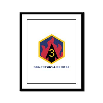 3CB - M01 - 02 - SSI - 3rd Chemical Bde with Text - Framed Panel Print - Click Image to Close