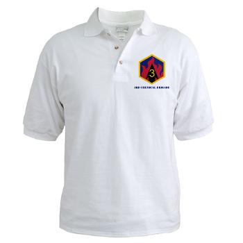 3CB - A01 - 04 - SSI - 3rd Chemical Bde with Text - Golf Shirt - Click Image to Close