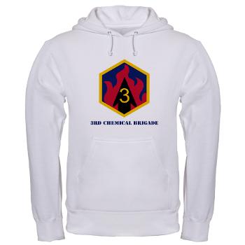 3CB - A01 - 03 - SSI - 3rd Chemical Bde with Text - Hooded Sweatshirt
