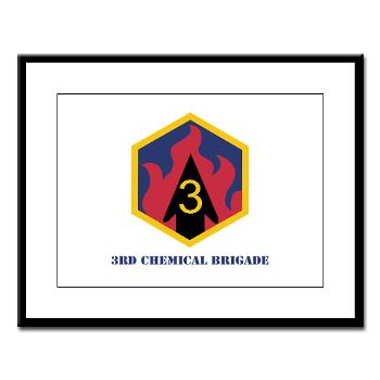 3CB - M01 - 02 - SSI - 3rd Chemical Bde with Text - Large Framed Print - Click Image to Close