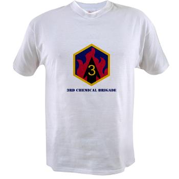 3CB - A01 - 04 - SSI - 3rd Chemical Bde with Text - Value T-shirt