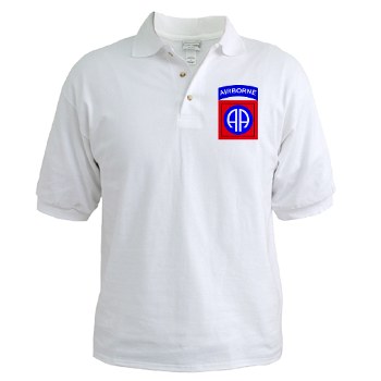 82DV - A01 - 04 - SSI - 82nd Airborne Division Golf Shirt - Click Image to Close