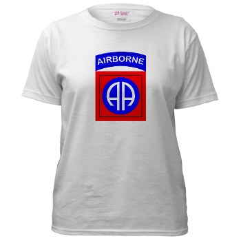 82DV - A01 - 04 - SSI - 82nd Airborne Division Women's T-Shirt - Click Image to Close
