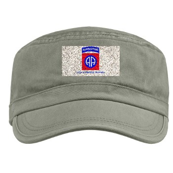 82DV - A01 - 02 - SSI - 82nd Airborne Division with Text Military Cap