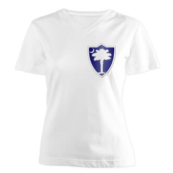 STARC - A01 - 04 - DUI - State Area Command (STARC) - Women's V-Neck T-Shirt - Click Image to Close