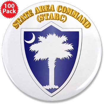STARC - M01 - 01 - DUI - State Area Command (STARC) with Text - 3.5" Button (100 pack)
