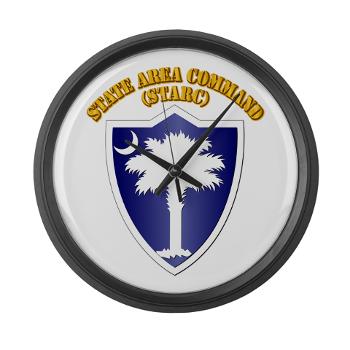STARC - M01 - 03 - DUI - State Area Command (STARC) with Text - Large Wall Clock