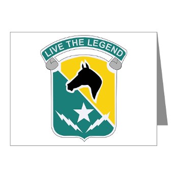 STB - M01 - 02 - DUI - 1st Cav Div - Special Troops Bn - Note Cards (Pk of 20)