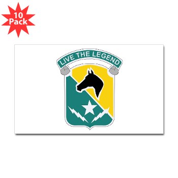 STB - M01 - 01 - DUI - 1st Cav Div - Special Troops Bn - Sticker (Rectangle 10 pk)