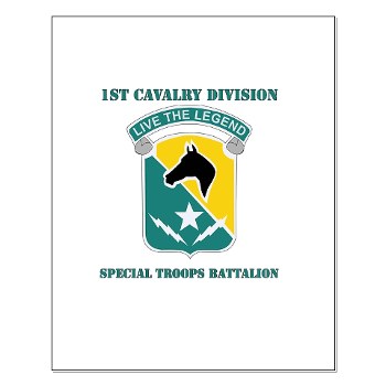 STB - M01 - 02 - DUI - 1st Cav Div - Special Troops Bn with Text - Small Poster - Click Image to Close