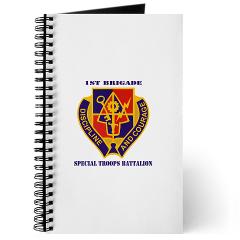STB1B - M01 - 02 - DUI - Special Troops Battalion, 1st Brigade with Text - Journal