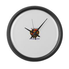 STB1B - M01 - 03 - DUI - Special Troops Battalion, 1st Brigade with Text - Large Wall Clock