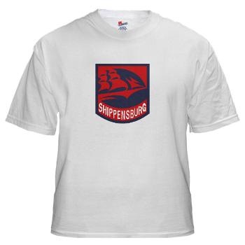 SU - A01 - 04 - SSI - ROTC - Shippensburg University - White t-Shirt