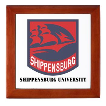 SU - M01 - 03 - SSI - ROTC - Shippensburg University with Text - Keepsake Box - Click Image to Close