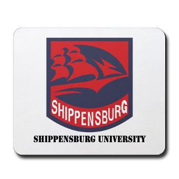 SU - M01 - 03 - SSI - ROTC - Shippensburg University with Text - Mousepad