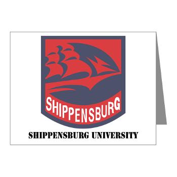 SU - M01 - 02 - SSI - ROTC - Shippensburg University with Text - Note Cards (Pk of 20) - Click Image to Close