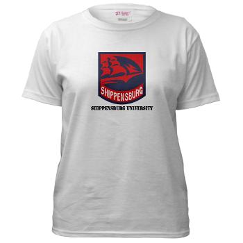 SU - A01 - 04 - SSI - ROTC - Shippensburg University with Text - Women's T-Shirt