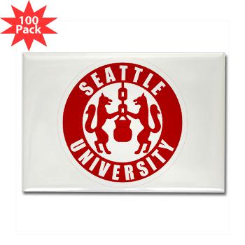 SU - M01 - 01 - SSI - ROTC - Seattle University - Rectangle Magnet (100 pack)