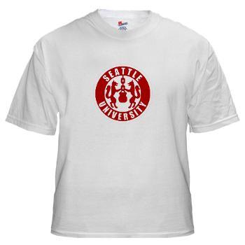 SU - A01 - 04 - SSI - ROTC - Seattle University - White t-Shirt