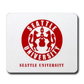 SU - M01 - 03 - SSI - ROTC - Seattle University with Text - Mousepad