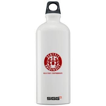 SU - M01 - 03 - SSI - ROTC - Seattle University with Text - Sigg Water Bottle 1.0L