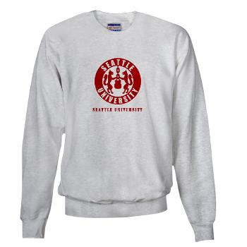 SU - A01 - 03 - SSI - ROTC - Seattle University with Text - Sweatshirt - Click Image to Close