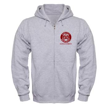 SU - A01 - 03 - SSI - ROTC - Seattle University with Text - Zip Hoodie - Click Image to Close