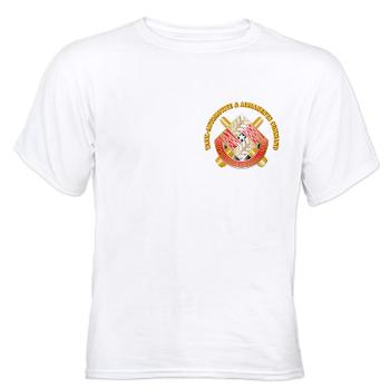 TACOM - A01 - 04 - TACOM Life Cycle Management Command with Text - White t-Shirt
