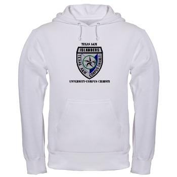 TAMUCC - A01 - 03 - SSI - ROTC - Texas A&M Unversity-Corpus Christi with Text - Hooded Sweatshirt - Click Image to Close