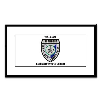 TAMUCC - M01 - 02 - SSI - ROTC - Texas A&M Unversity-Corpus Christi with Text - Small Framed Print - Click Image to Close