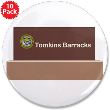 TBarracks - M01 - 01 - Tompkins Barracks - 3.5" Button (10 pack)