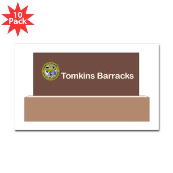 TBarracks - M01 - 01 - Tompkins Barracks - Sticker (Rectangle 10 pk)