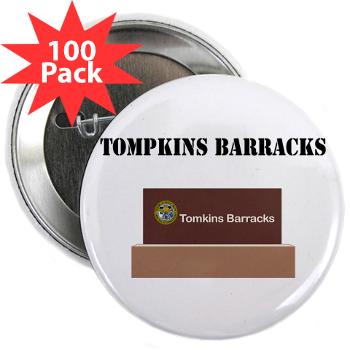 TBarracks - M01 - 01 - Tompkins Barracks with Text - 2.25" Button (100 pack)