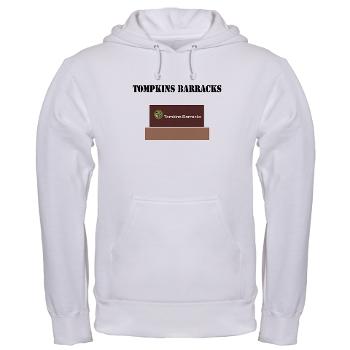 TBarracks - A01 - 03 - Tompkins Barracks with Text - Hooded Sweatshirt
