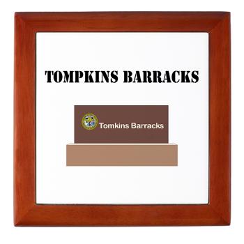 TBarracks - M01 - 03 - Tompkins Barracks with Text - Keepsake Box