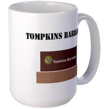 TBarracks - M01 - 03 - Tompkins Barracks with Text - Large Mug