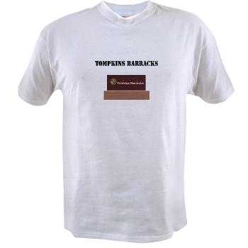 TBarracks - A01 - 04 - Tompkins Barracks with Text - Value T-shirt