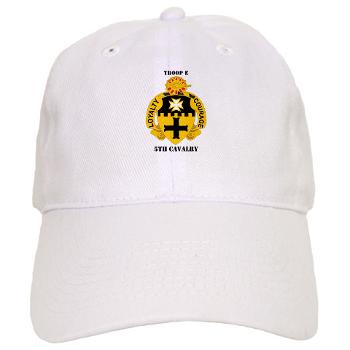 TE5C - A01 - 01 - DUI - Troop E, 5th Cavalry with Text Cap