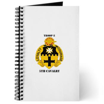 TE5C - M01 - 02 - DUI - Troop E, 5th Cavalry with Text Journal