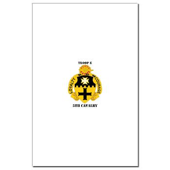 TE5C - M01 - 02 - DUI - Troop E, 5th Cavalry with Text Mini Poster Print