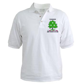 TNARNG - A01 - 04 - DUI - TENESSEE Army National Guard with text - Golf Shirt