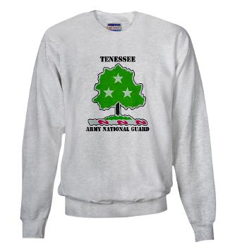 TNARNG - A01 - 03 - DUI - TENESSEE Army National Guard with text - Sweatshirt - Click Image to Close