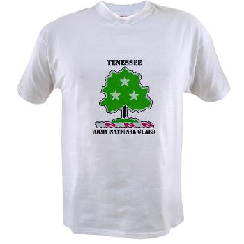 TNARNG - A01 - 04 - DUI - TENESSEE Army National Guard with text - Value T-shirt - Click Image to Close
