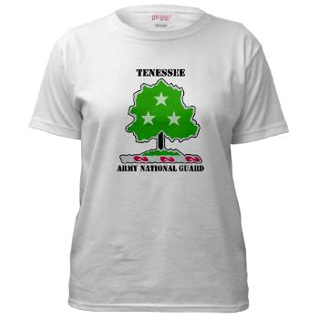 TNARNG - A01 - 04 - DUI - TENESSEE Army National Guard with text - Women's T-Shirt