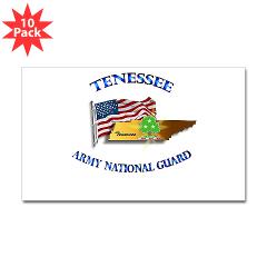 TNARNG - M01 - 01 - TENESSEE Army National Guard - Sticker (Rectangle 10 pk)