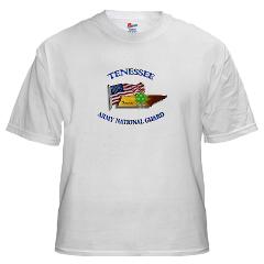 TNARNG - A01 - 04 - TENESSEE Army National Guard - White T-Shirt - Click Image to Close