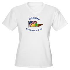 TNARNG - A01 - 04 - TENESSEE Army National Guard - Women's V-Neck T-Shirt