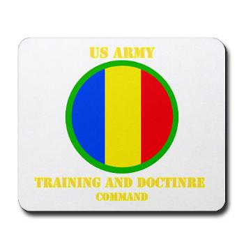 TRADOC - M01 - 03 - SSI - TRADOC with Text - Mousepad - Click Image to Close